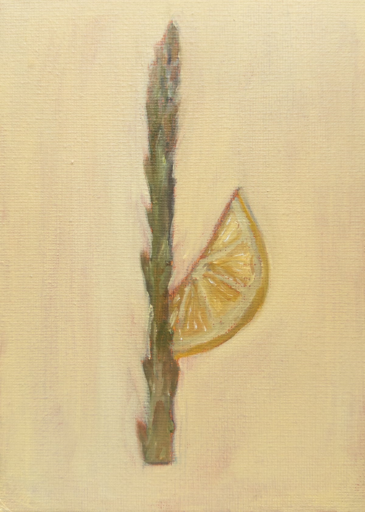 Asparagus Original Oil Painting
