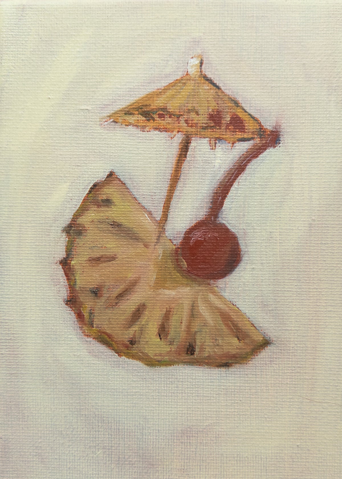 Pineapple Original Oil Painting