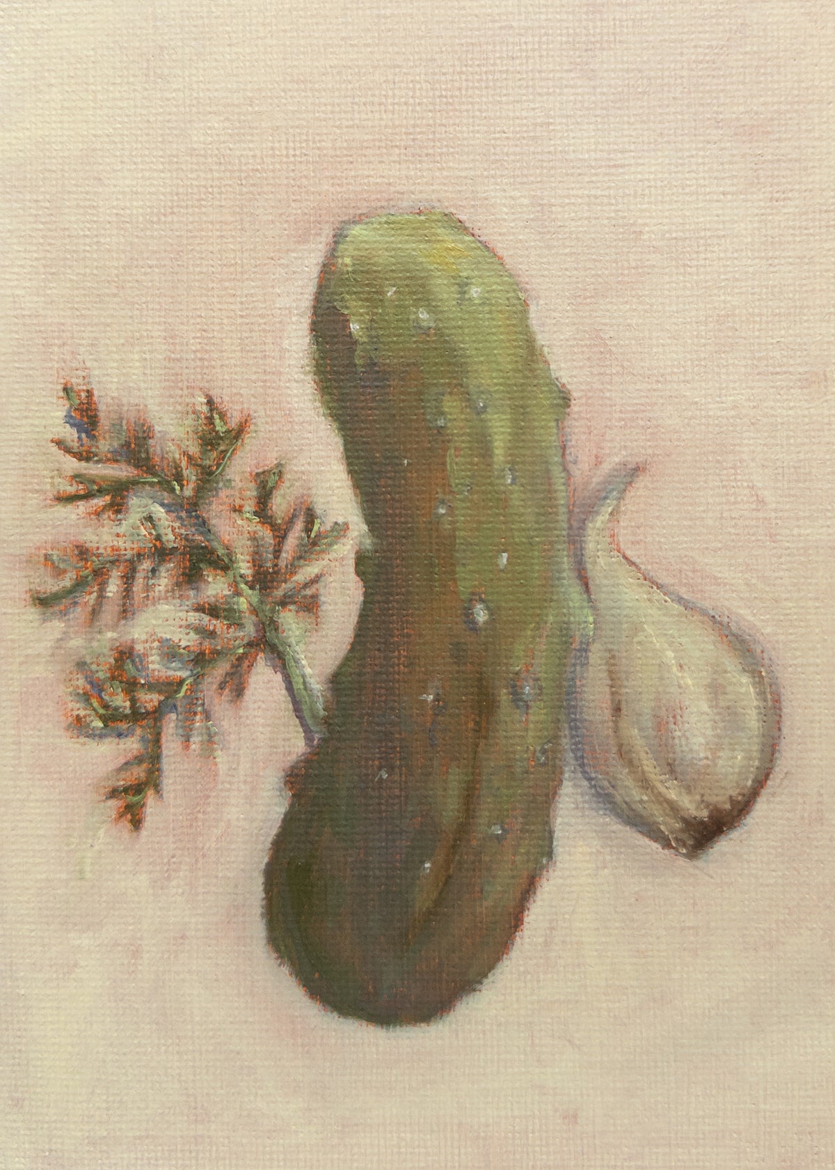 Pickle Original Oil Painting