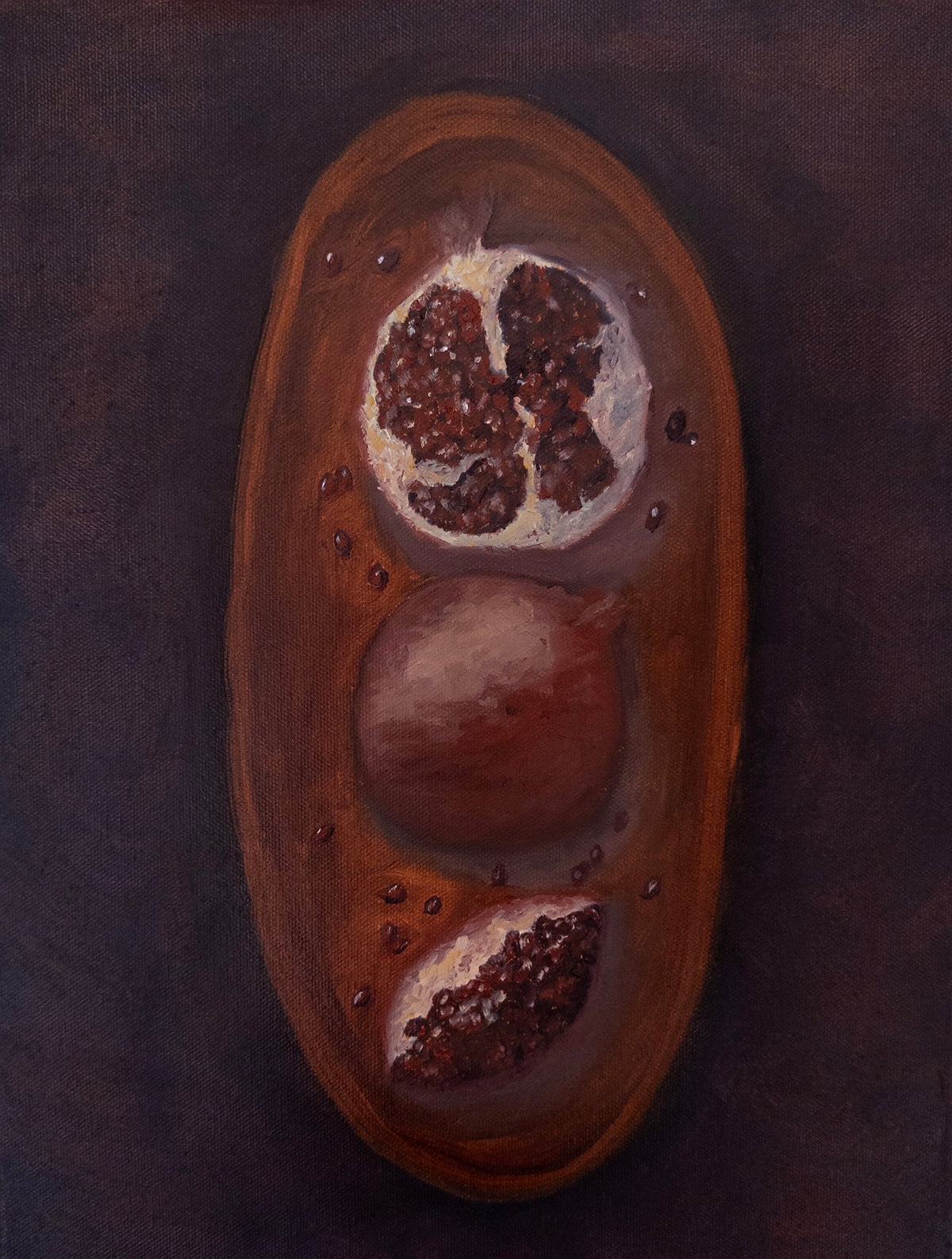 Pomegranate original oil painting