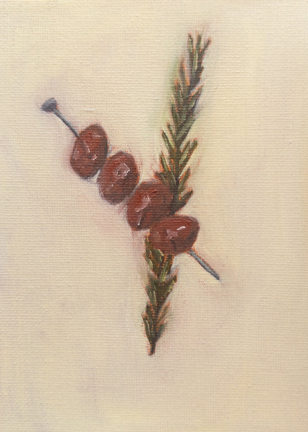 Cranberry Original Oil Painting