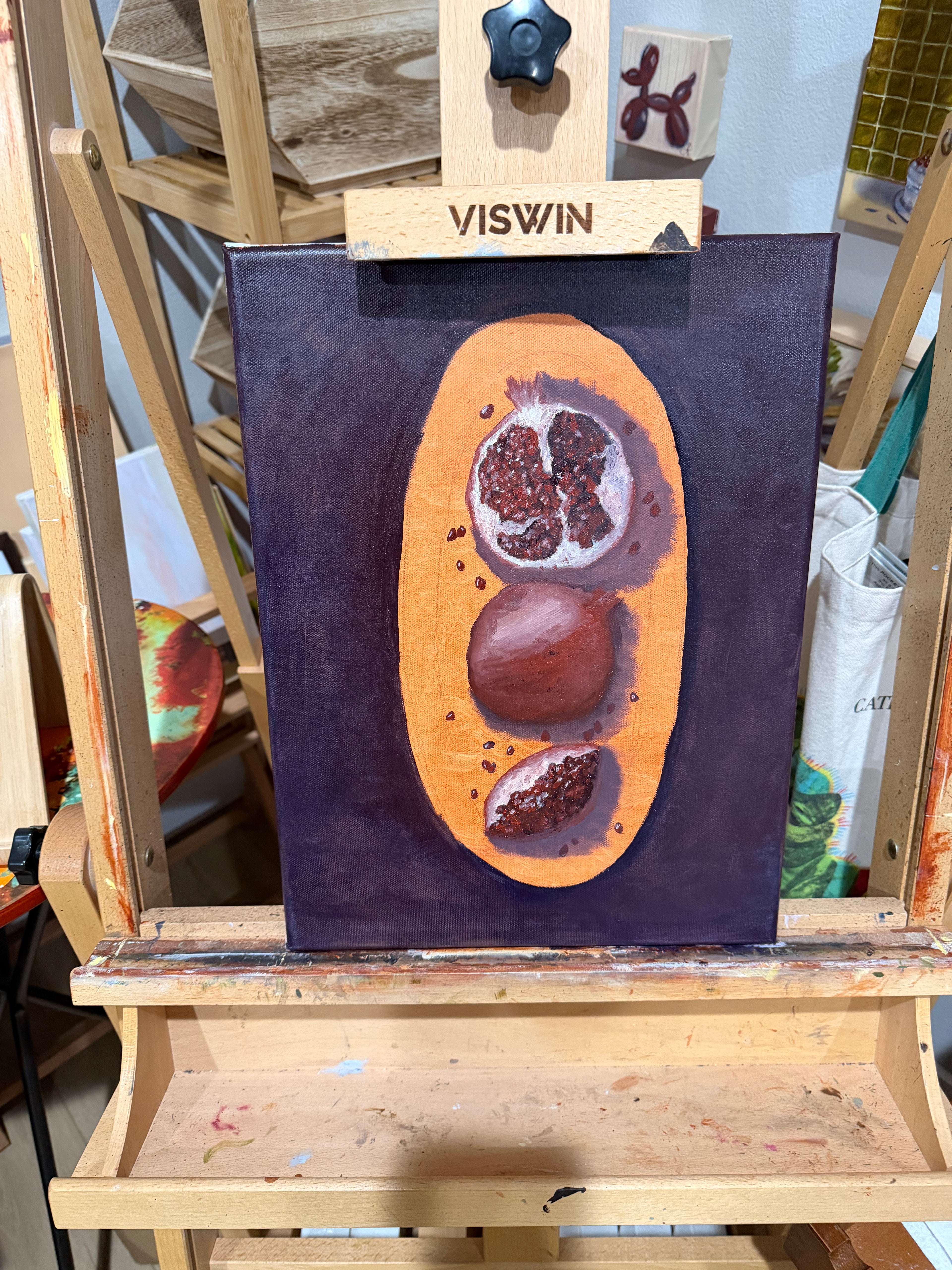 Pomegranate original oil painting