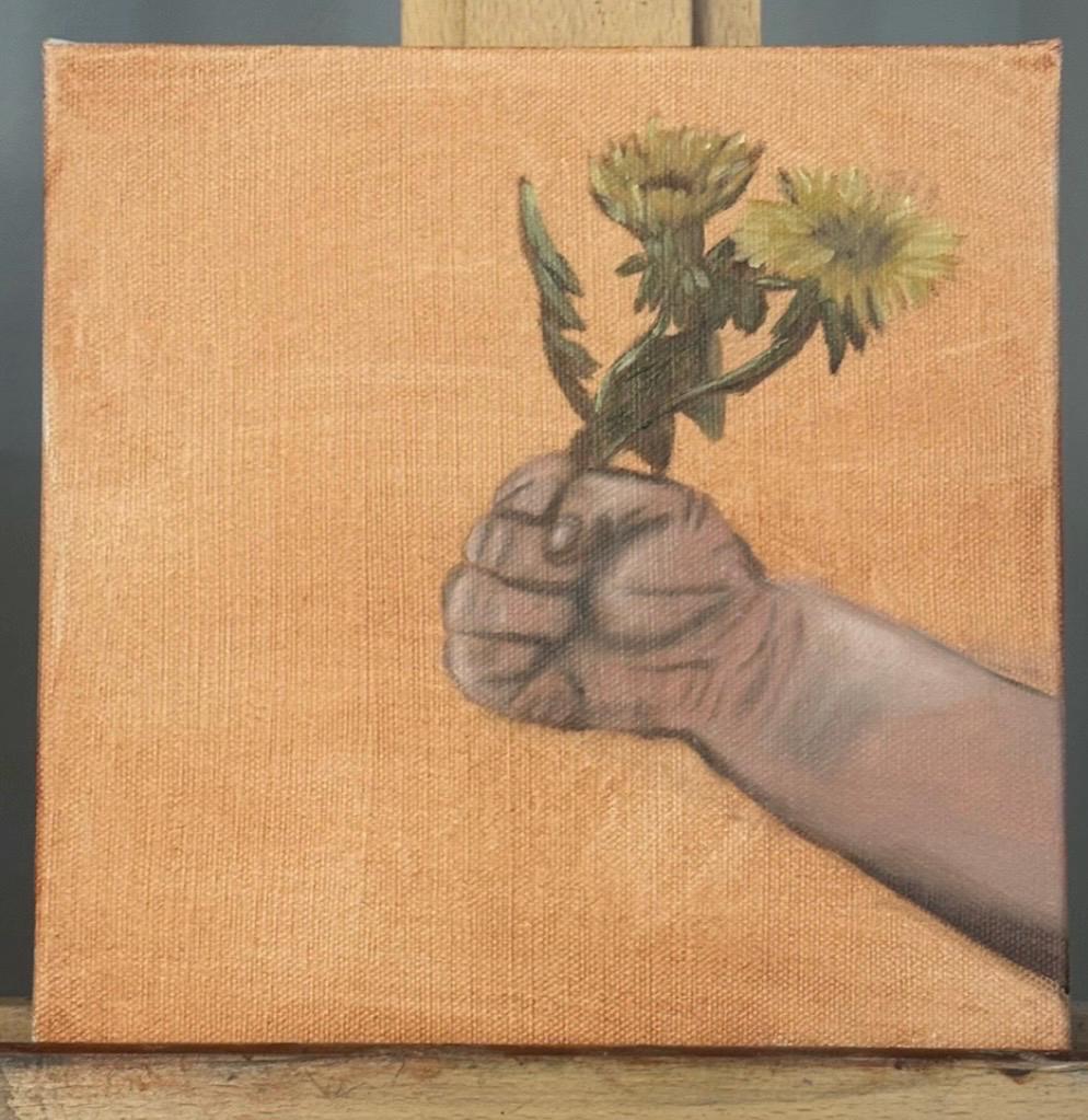 Dandy 8x8inch Original in Maple Frame