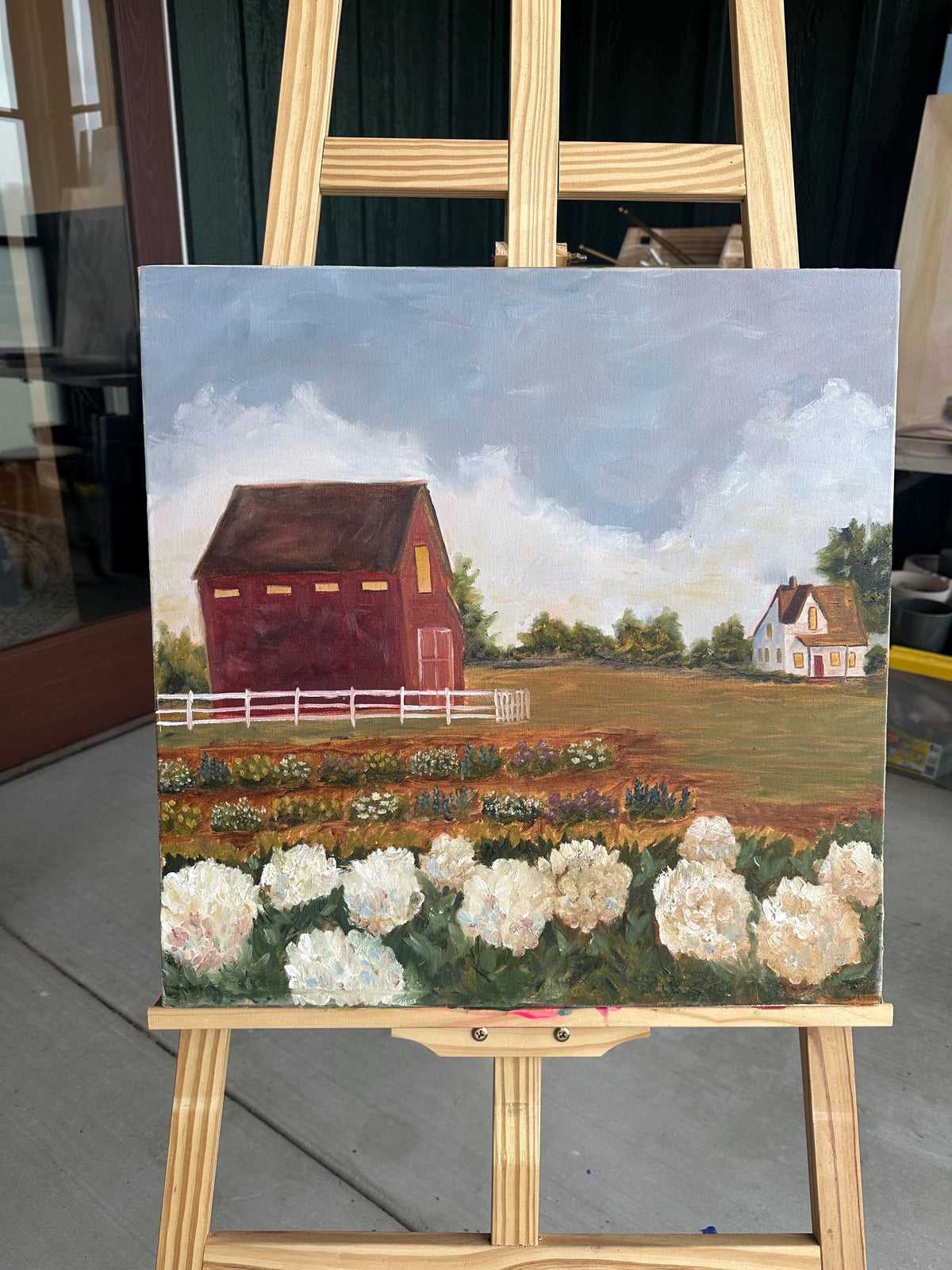 Flower Farm 20x20inch Original