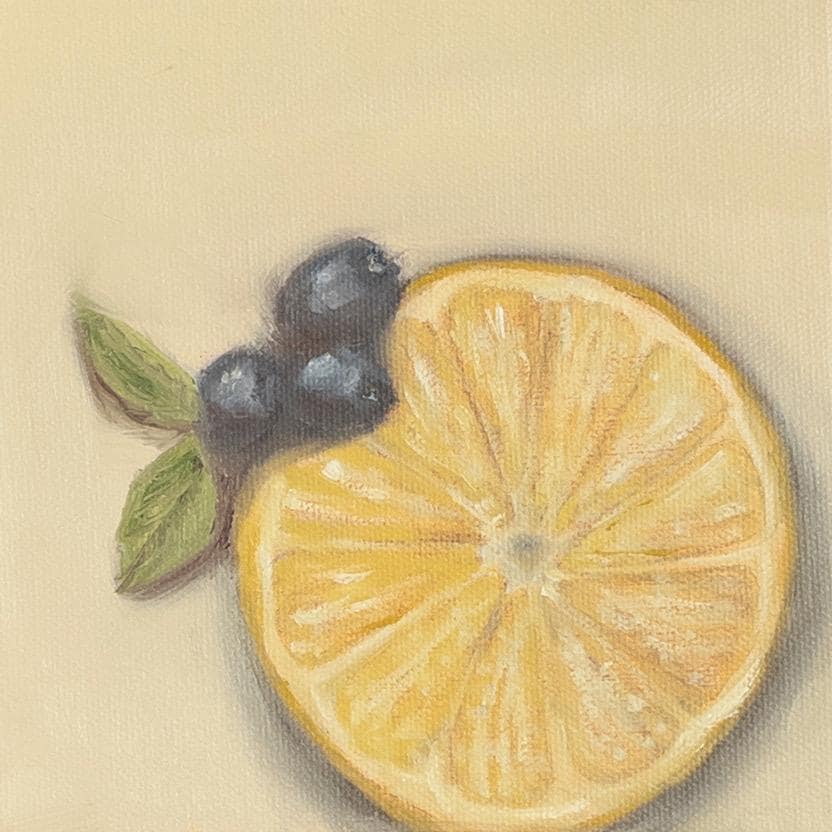 Blueberry Lemon Print