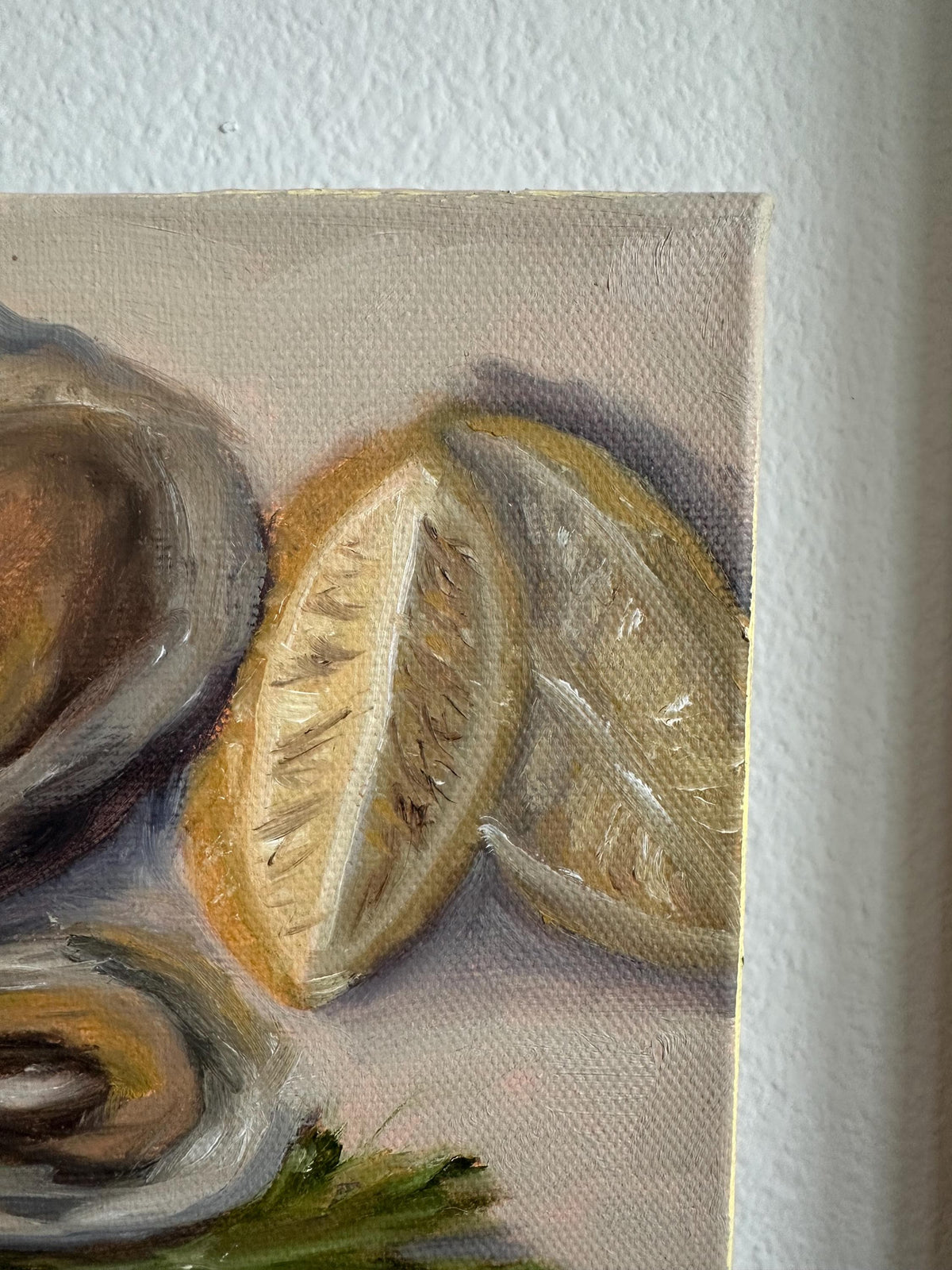 Oyster 8x8inch Original in Maple Frame