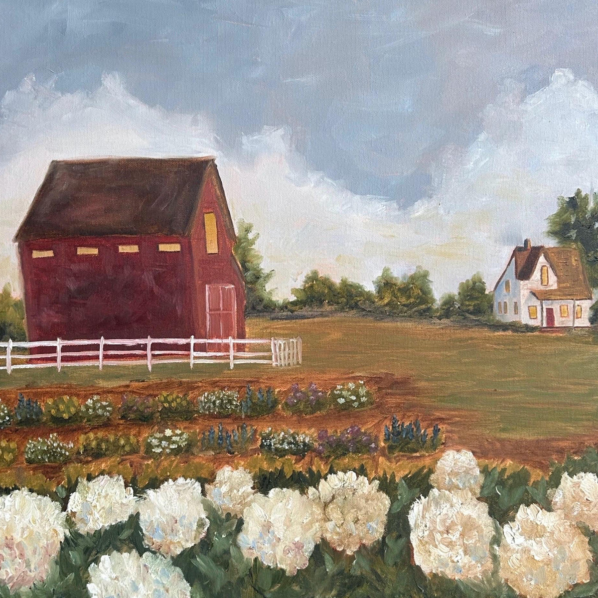 Flower Farm 20x20inch Original