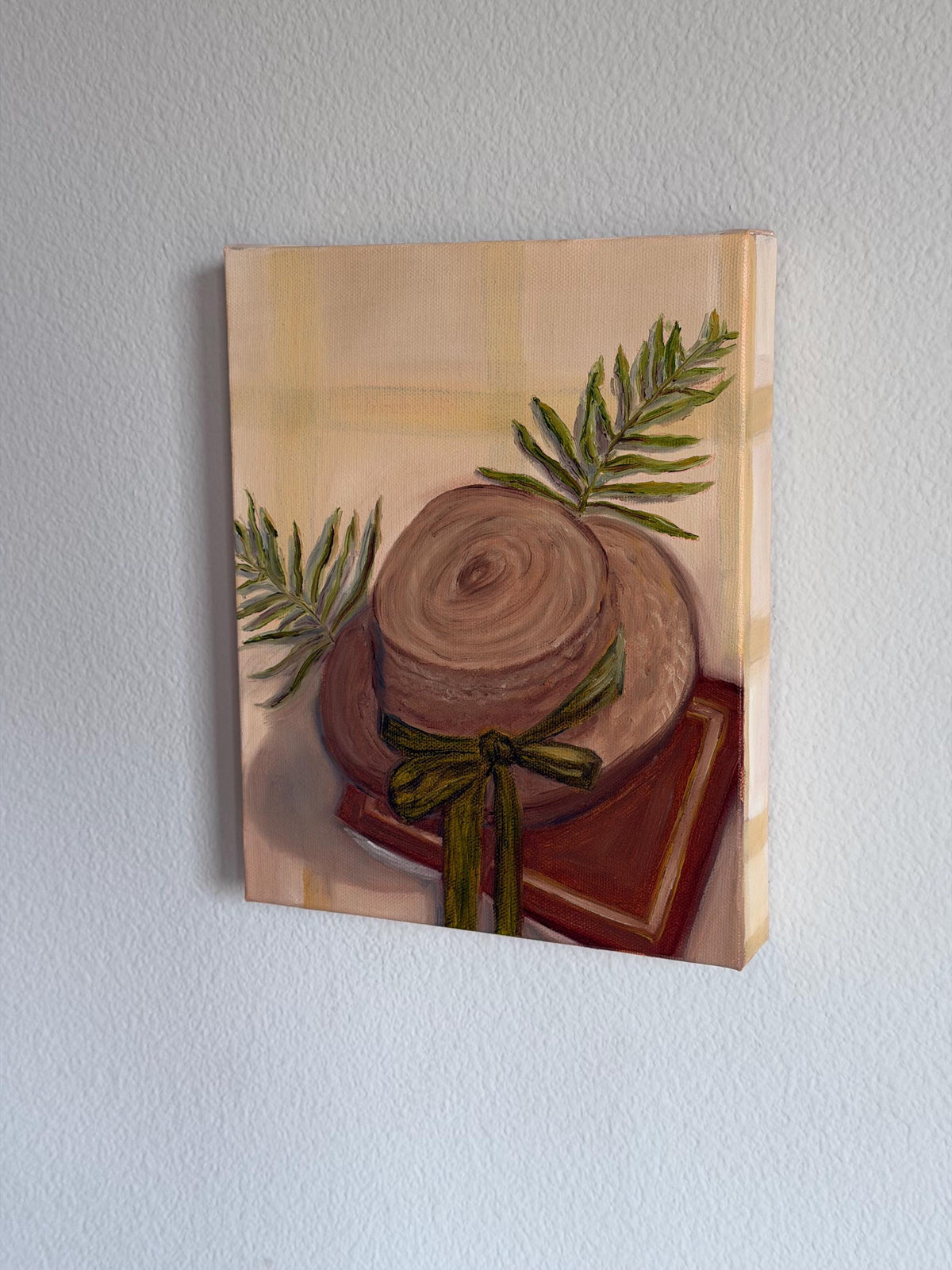 Afternoon Book 8x10inch Original in Maple Floating Frame