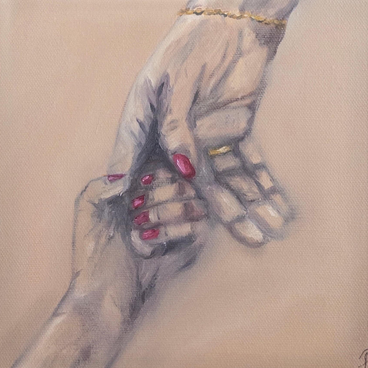 Holding You 8x8inch Original