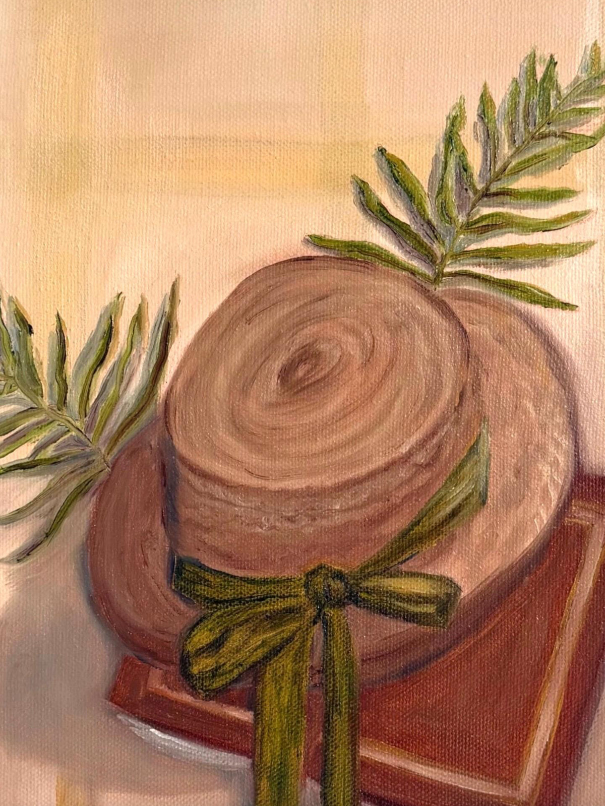 Afternoon Book 8x10inch Original in Maple Floating Frame